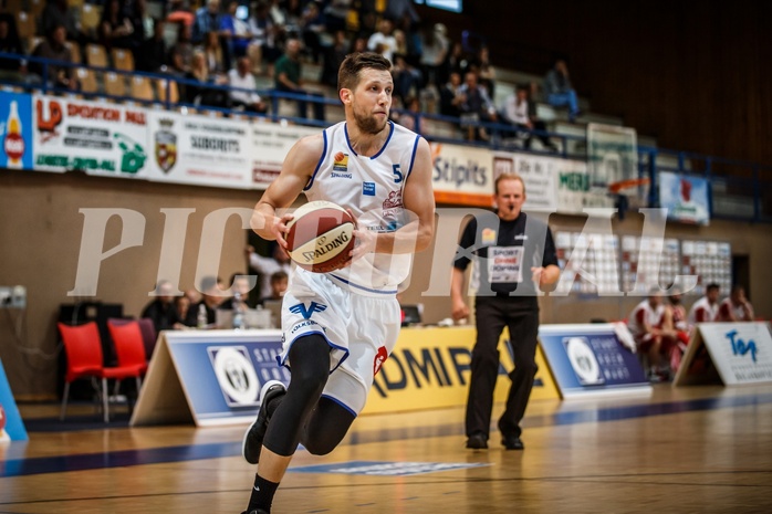 Basketball, ABL 2018/19, Playoff VF Spiel 2, Oberwart Gunners, BC Vienna, Andrius Mikutis (5)