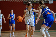 27.04.2025 Österreichischer Basketballverband 2024/25, SLWU16 VF Basket Flames UNION vs. DBB  Basketgirls Wels