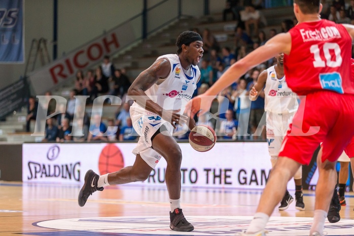 Basketball, ABL 2016/17, Playoff HF Spiel 2, Oberwart Gunners, WBC Wels, Cedric Kuakumensah (5)