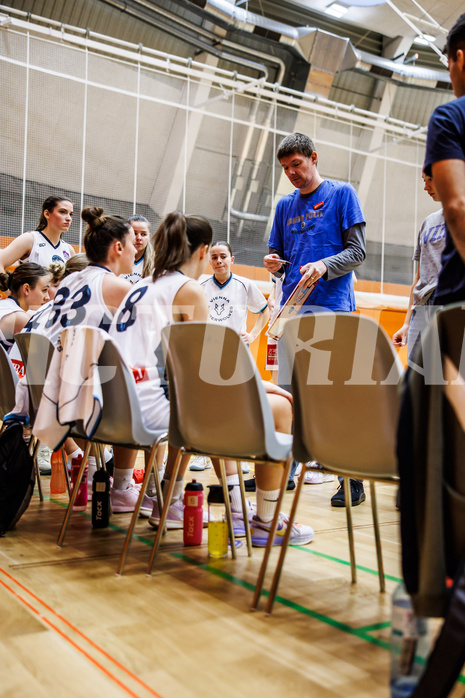 Basketball, Win2Day Basketball Damen Superliga 2024/25, Grunddurchgang 10.Runde, Vienna Timberwolves, UBSC DBBC Graz, Hubert Schmidt (Head Coach)