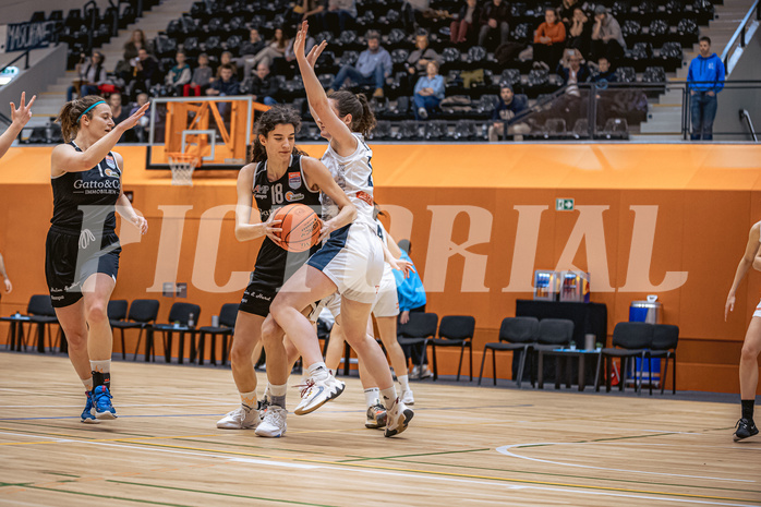 Basketball, Win2Day Basketball Damen Superliga 2022/23, Grunddurchgang 13.Runde, Vienna Timberwolves, Basket Flames, Agatija Vukicevic (18)
