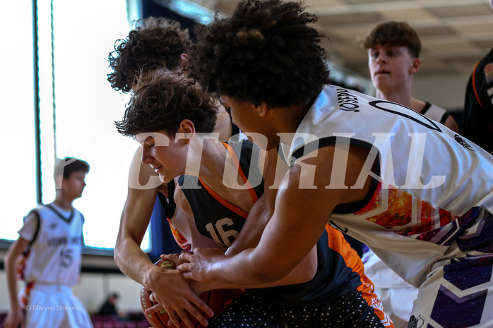 23.03.2025 Österreichischer Basketballverband 2024/25, SLMU16, Post SV Wien vs. Basket Dukes