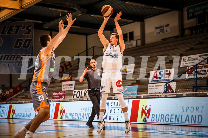 Basketball, bet-at-home Basketball Superliga 2020/21, Grunddurchgang, 8. Runde, Oberwart Gunners, Klosterneuburg Dukes, Edi Patekar (9)