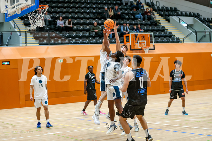 26.01.2025 Österreichischer Basketballverband 2024/25, SLMU19, Vienna Timberwolves vs. Basket Dukes