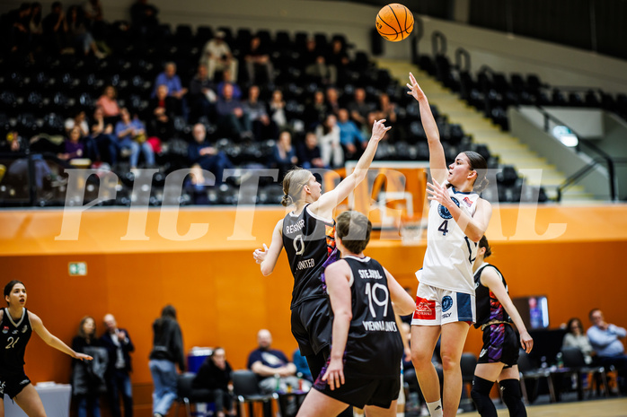 Basketball, Win2Day Basketball Damen Superliga 2023/24, Grunddurchgang 12.Runde, Vienna Timberwolves, Vienna United, Magdalena Schmidt (4)