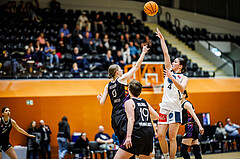 Basketball, Win2Day Basketball Damen Superliga 2023/24, Grunddurchgang 12.Runde, Vienna Timberwolves, Vienna United, Magdalena Schmidt (4)
