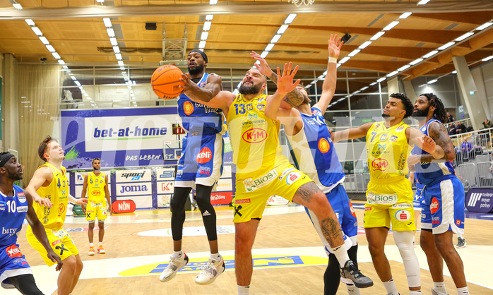 Basketball Superliga 2023/24, Grunddurchgang 10.Runde SKN St. Pölten vs. Oberwart Gunners


