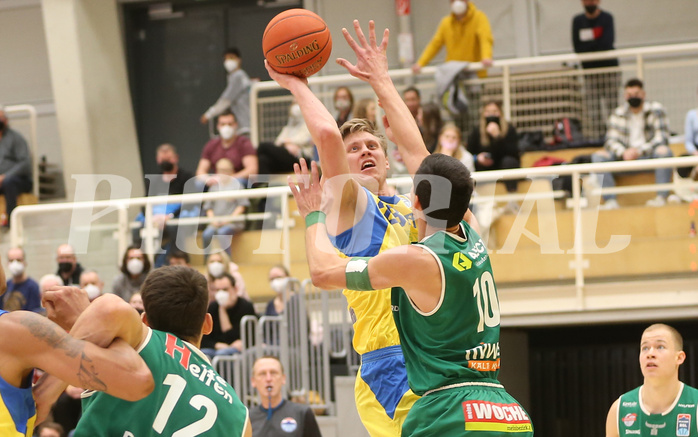 Basketball Superliga 2021/22, Grunddurchgang 9.Runde SKN St.Pölten vs. Kpafenberg Bulls