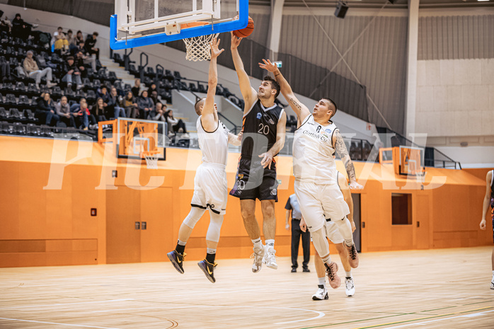 Basketball, Basketball Zweite Liga 2022/23, Grunddurchgang 12.Runde, Basket Flames, Vienna United, Marko Soldo (20) Basketball, Basketball Zweite Liga 2022/23, Grunddurchgang 12.Runde, Basket Flames, Vienna United, Marko Soldo (20)
