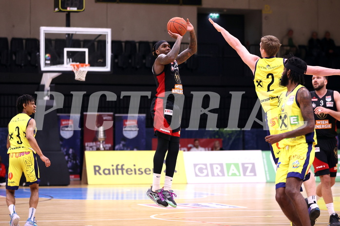 25.04.2023, Graz, Raiffeisen Sportpark Graz, Basketball Superliga 2022/23, Playoff, Viertelfinale Spiel 2, UBSC Raiffeisen Graz vs. BC GGMT Vienna