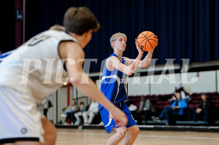 02.03.2025 Österreichischer Basketballverband 2024/25, SLMU16 Basket Flames WAT vs. FCN Baskets Wels
