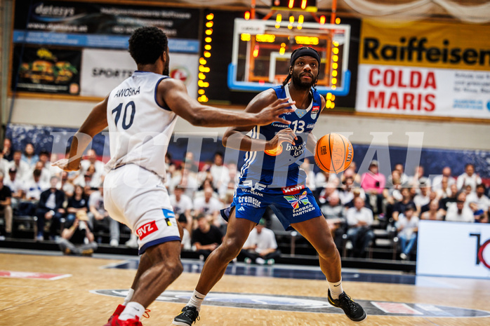 Basketball, win2day Basketball Superliga 2024/25, Playoffs Finale 2. Spiel
, BBC Nord Dragonz, Oberwart Gunners, Quincy Diggs (13)