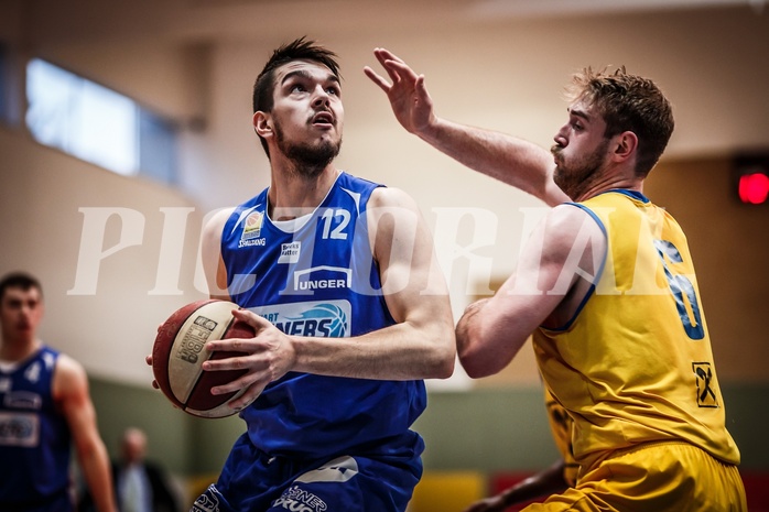 Basketball, ABL 2017/18, Grunddurchgang 29.Runde, UBSC Graz, Oberwart Gunners, Benjamin Blazevic (12)