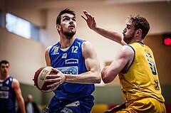 Basketball, ABL 2017/18, Grunddurchgang 29.Runde, UBSC Graz, Oberwart Gunners, Benjamin Blazevic (12)