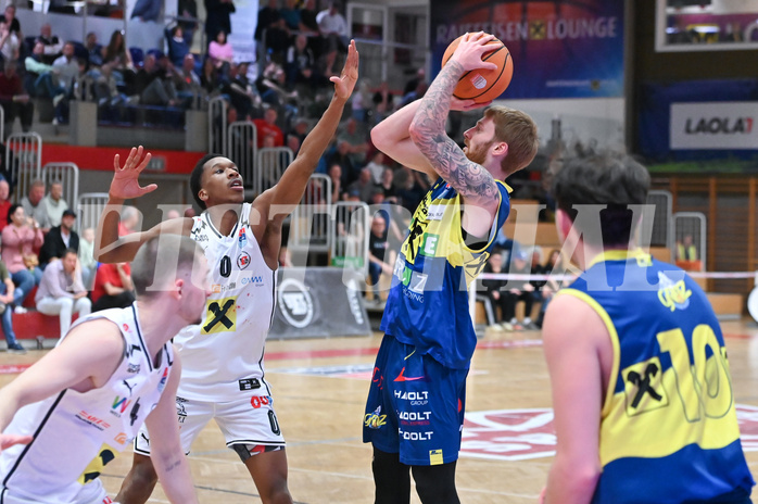 Basketball, Superliga 2024/25, 9. Plazierungsrunde, Flyers Wels vs. UBSC Graz,
