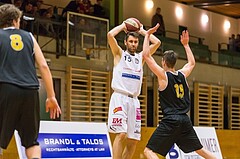 Basketball, 2.Bundesliga, Grunddurchgang 17.Runde, Mattersburg Rocks, Wörthersee Piraten, Ramiz Suljanovic (15)