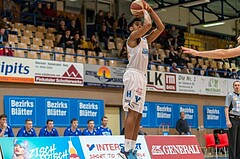 Basketball, ABL 2017/18, Grunddurchgang 21.Runde, Oberwart Gunners, WBC Wels, Gregg Denzel (9)