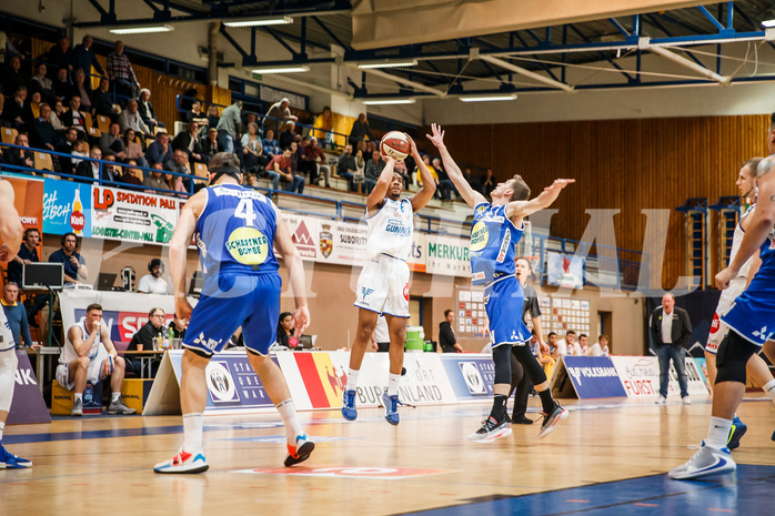 Basketball, Admiral Basketball Superliga 2019/20, Platzierungsrunde 3.Runde, Oberwart Gunners, Gmunden Swans, Lawrence Alexander (6)