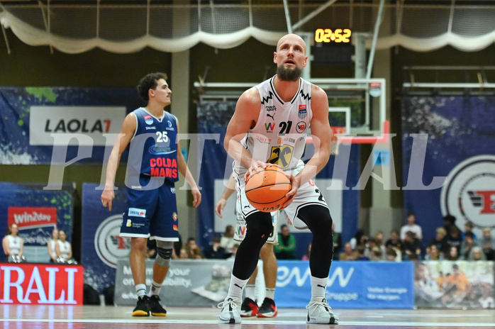 Basketball, Superliga 2023/24, Grunddurchgang 12. Runde, Flyers Wels vs. BBC Nord Dragonz,