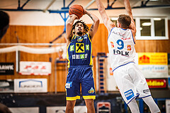 Basketball, bet-at-home Basketball Superliga 2021/22, Grunddurchgang Runde 12, Oberwart Gunners, UBSC Graz, Randy Haynes (3)