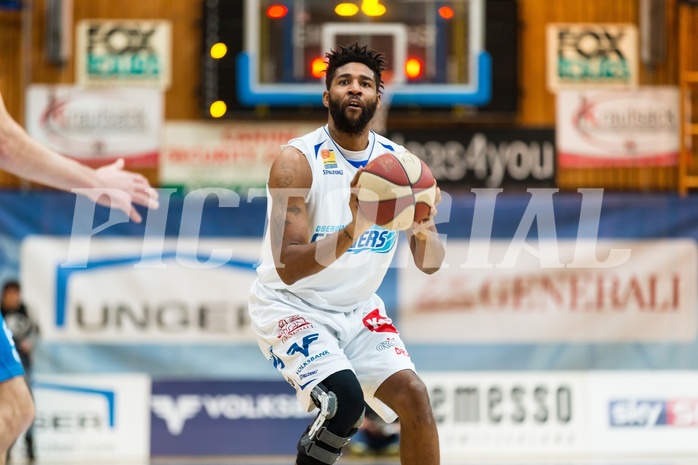 Basketball, ABL 2017/18, Grunddurchgang 15.Runde, Oberwart Gunners, Kapfenberg Bulls, Aaron Ross (13)
