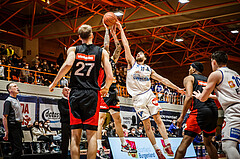 Basketball, Basketball Austria, Cup Final Four 2021/22 
Herren Cupfinale, BC GGMT Vienna, Oberwart Gunners, Ivan Siriscevic (17)