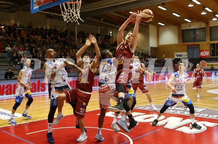 Basketball ABL 2017/18, Grunddurchgang 27.Runde Traiskirchen Lions vs. Kapfenberg Bulls