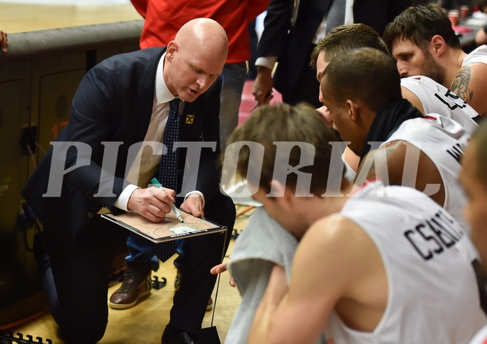 Basketball ABL 2015/16 Grunddurchgang 28.Runde WBC Wels vs Guessing Knights