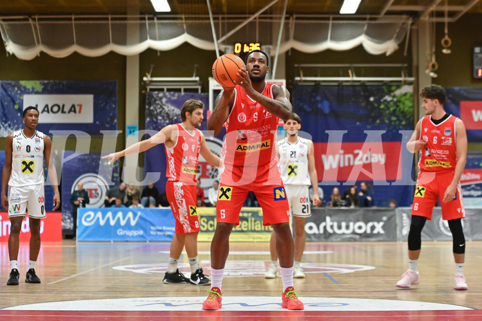 Basketball, Superliga 2024/25, Grunddurchgang 10.Runde, Flyers Wels vs. Traiskirchen Lions,