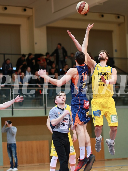 Basketball ABL 2016/17 Grunddurchgang 28.Runde UBSC Graz vs. F