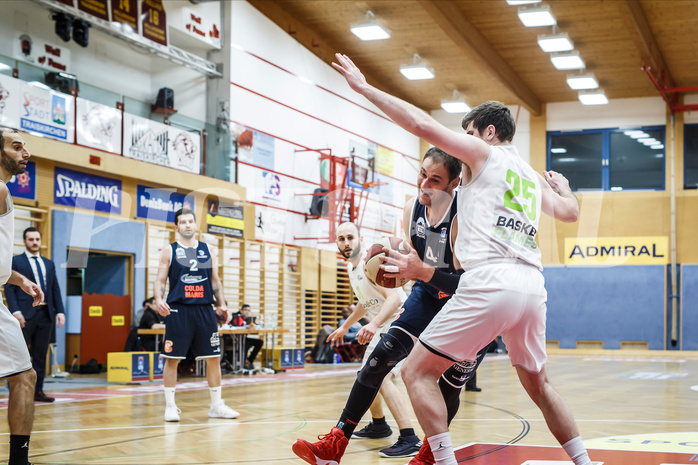 Basketball, Basketball Zweite Liga, Grunddurchgang 19.Runde, Basket Flames, BBC Nord Dragonz, Fuad Memcic (44)