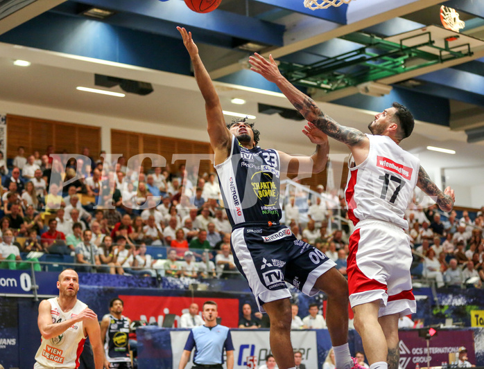 Basketball Superliga 2022/23, Playoff, Finale Spiel 3 Gmunden Swans vs. BC Vienna


