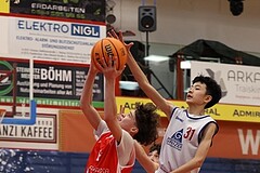 Basketball Superliga 2024/25, SLMU14 Traiskirchen Lions Academy vs. ATSE Graz


