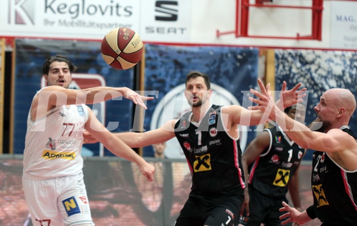 Basketball Superliga 2020/21,  Grunddurchgang 9.Runde, Traiskirchen Lions vs. Oberwart Gunners