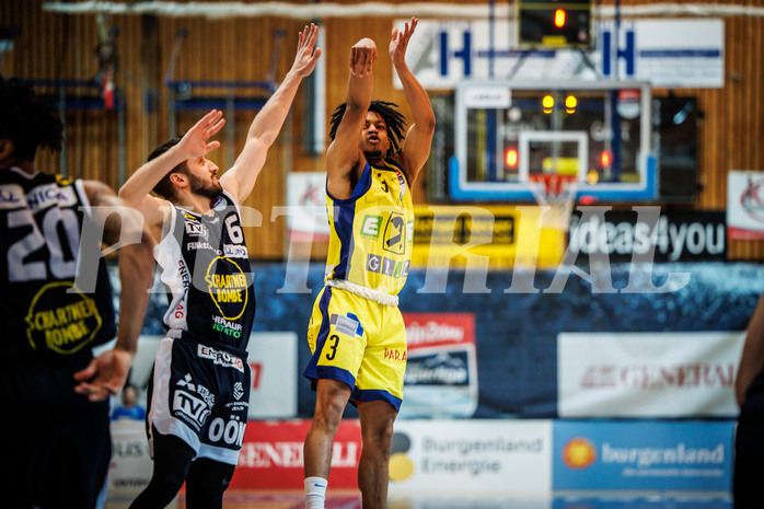 Basketball, Basketball Austria Cup 2022/23, Herren Finale, Gmunden Swans, UBSC Graz, Zachery Deshon Cooks (3)