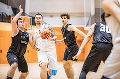 Basketball, Basketball Zweite Liga 2022/23, Grunddurchgang 16.Runde, Basket Flames, Wörthersee Piraten, Nikolas Susa (8)