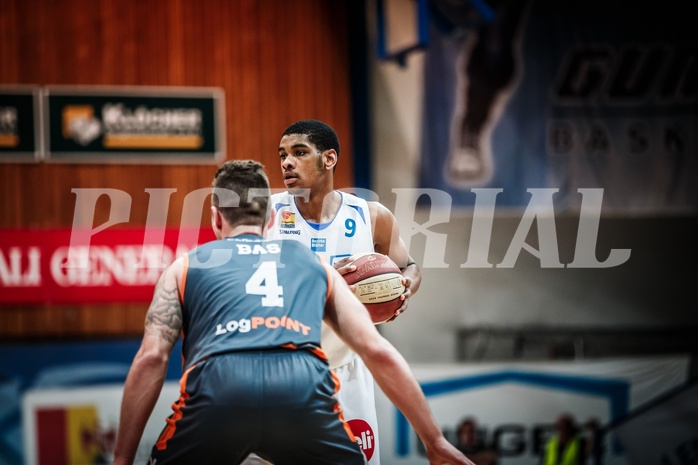 Basketball, ABL 2017/18, Grunddurchgang 35.Runde, Oberwart Gunners, Klosterneuburg Dukes, Gregg Denzel (9)