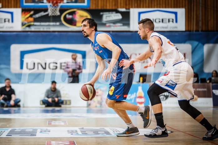 Basketball, ABL 2018/19, Grunddurchgang 25.Runde, Oberwart Gunners, Kapfenberg Bulls, Milan Stegnjaic (11) Basketball, ABL 2018/19, Grunddurchgang 25.Runde, Oberwart Gunners, Kapfenberg Bulls, Milan Stegnjaic (11)