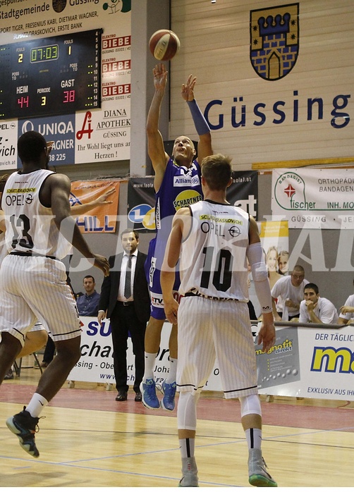 Basketball ABL 2015/16 Grunddurchgang 13.Runde Güssing Knights vs Gmunden Swans