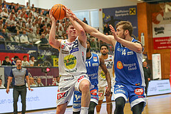 Basketball Superliga 2023/24, Playoff, Viertelfinale Spiel 1 Gmunden Swans vs. Oberwart Gunners


