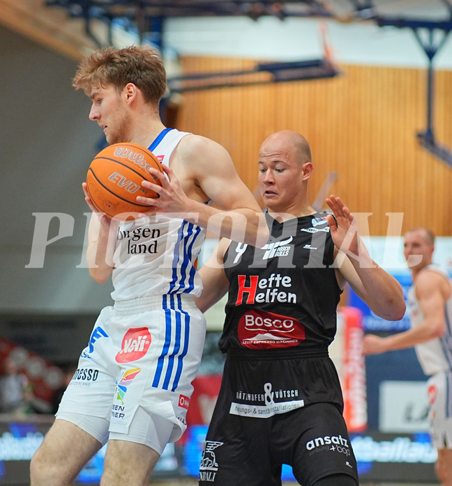 Basketball Superliga 2024/25, Playoffs, Viertelfinale Spiel 1 Oberwart Gunners vs. Kapfenberg Bulls