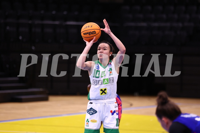 28.01.2024, Graz, Raiffeisen Sportpark, Basketball Damen Superliga 2023/24, Grunddurchgang 10.Runde, UBI Holding Graz - UBSC-DBBC Graz ,  