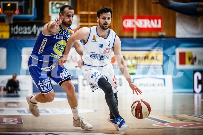Basketball, ABL 2018/19, Playoff HF Spiel 1, Oberwart Gunners, Gmunden Swans, Hannes Ochsenhofer (9)