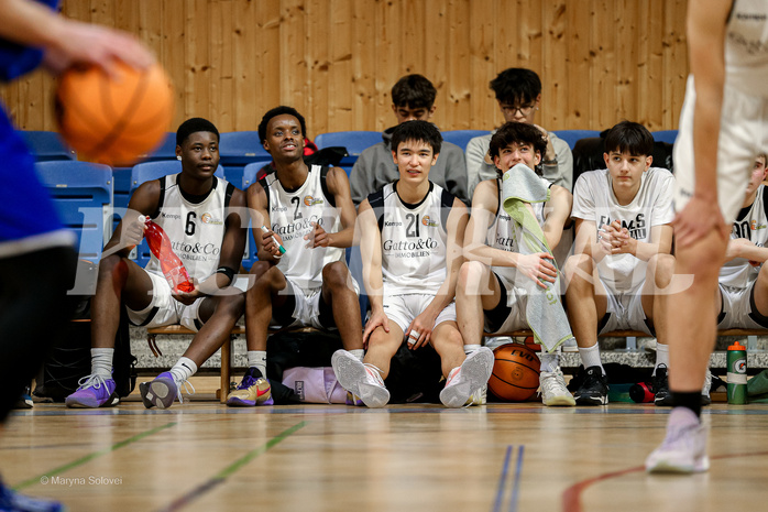 16.02.2025 Österreichischer Basketballverband 2024/25, SLMU16 Basket Flames WAT vs SG Salzkammergut