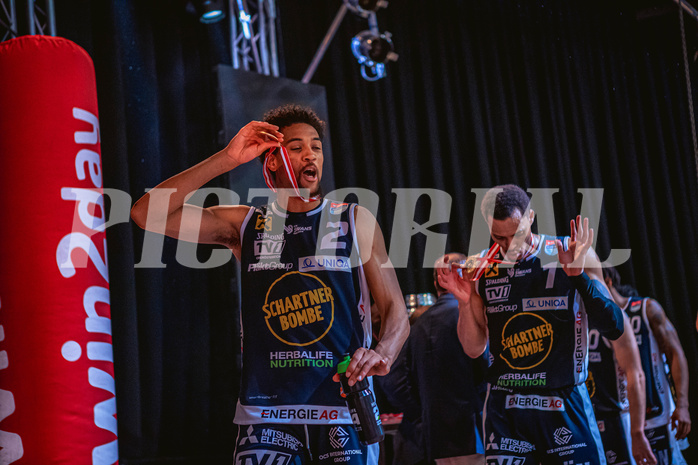 Basketball, Win2Day Superliga 2022/23, Playoff, Finale Spiel 4, BC Vienna, Gmunden Swans, 