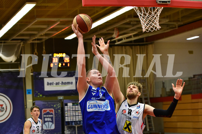 Basketball Superliga 2020/21, Platzierungsrunde 10. Runde Flyers Wels vs. Oberwart