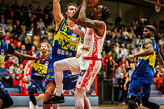 Basketball, win2day Basketball Superliga 2024/25, Grunddurchgang 18.Runde, Traiskirchen Lions, UBSC Graz, Cedric Russell (0)