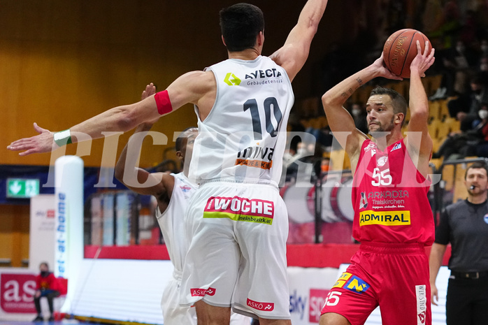 Basketball Superliga 2021/22, Grundduchgang 13.Runde , Kapfenberg  vs. Traiskirchen


