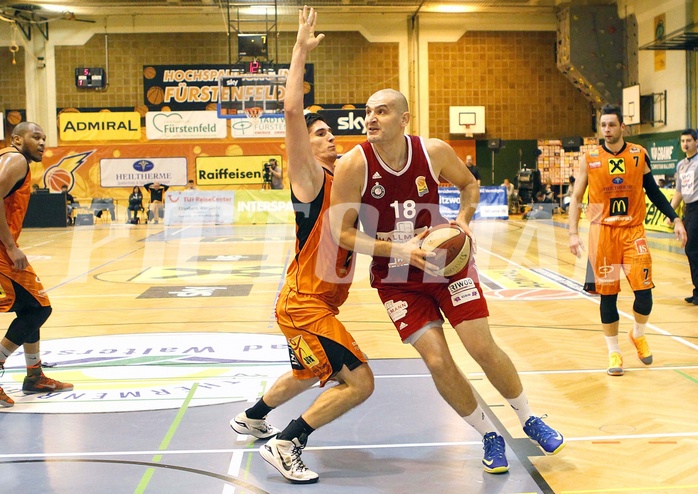 Basketball ABL 2015/16 Grunddurchgang 13.Runde  Fürstenfeld Panthers vs BC Vienna