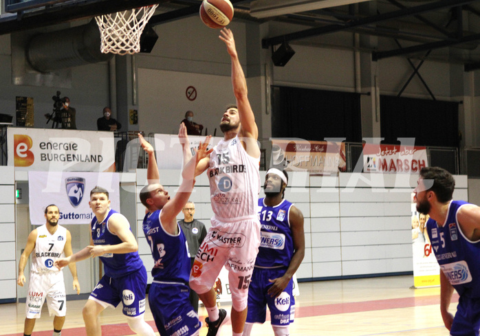 Basketball CUP 2020/21 Viertelfinale Jennersdorf Blackbirds vs Oberwart Gunners